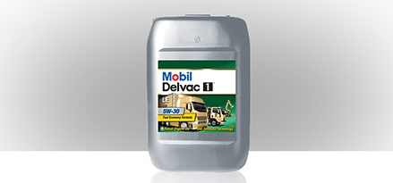 Ένα μπουκάλι Mobil Delvac